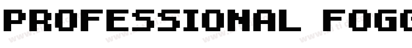professional fogging字体转换